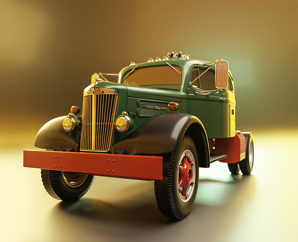 Thumbnail: White WB Tractor Sleeper Cab Complete kit with Engine