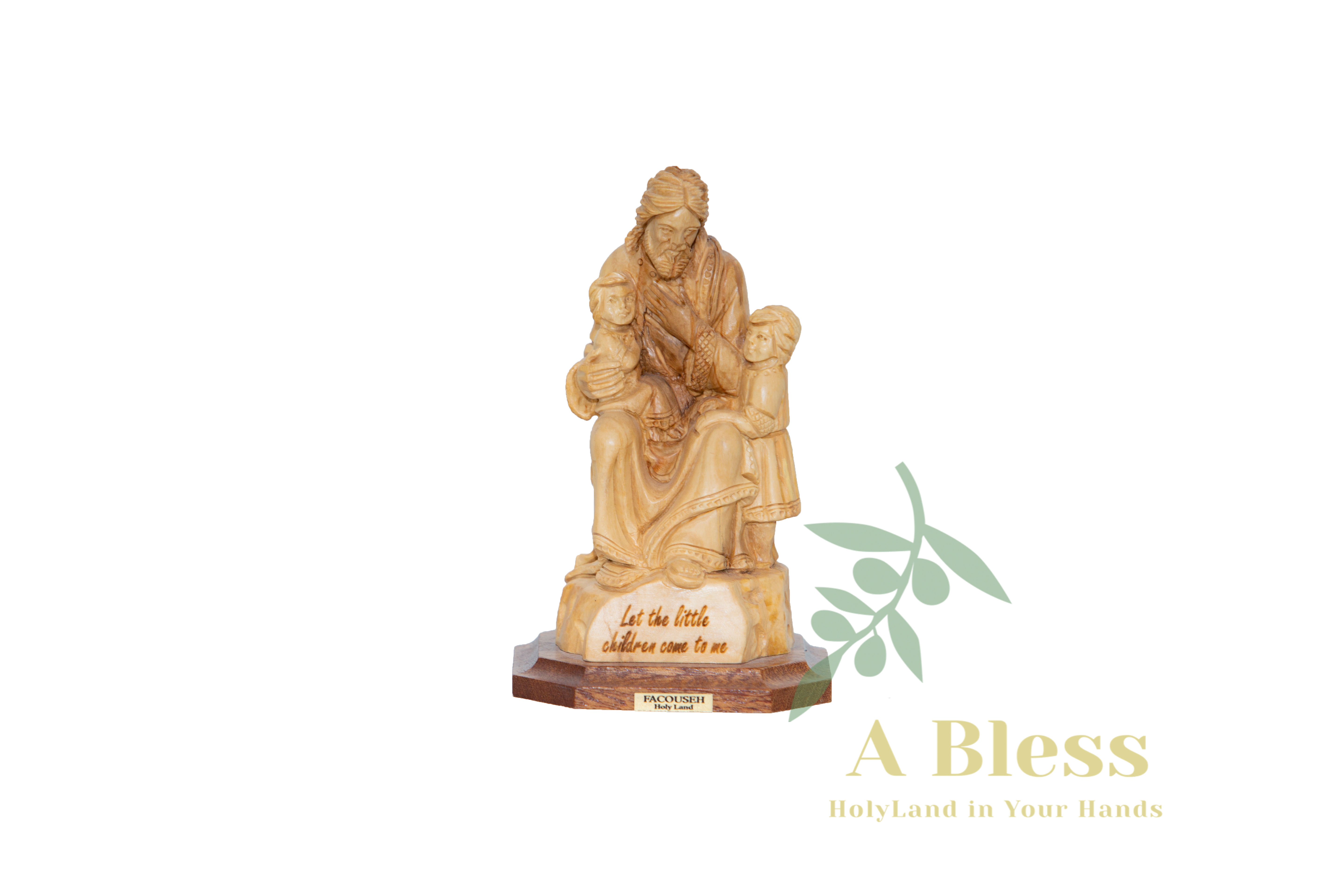 Jesus with Children Statue