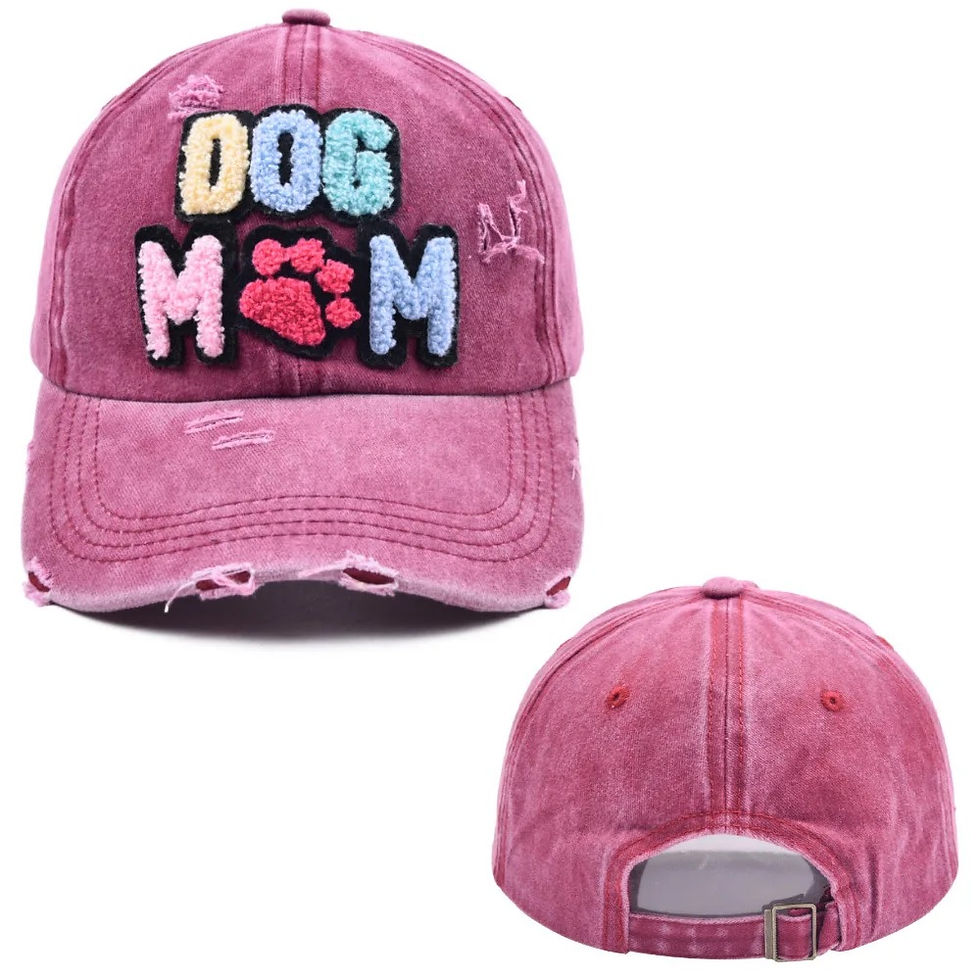 Thumbnail: Embroidered Dog Mom Cap