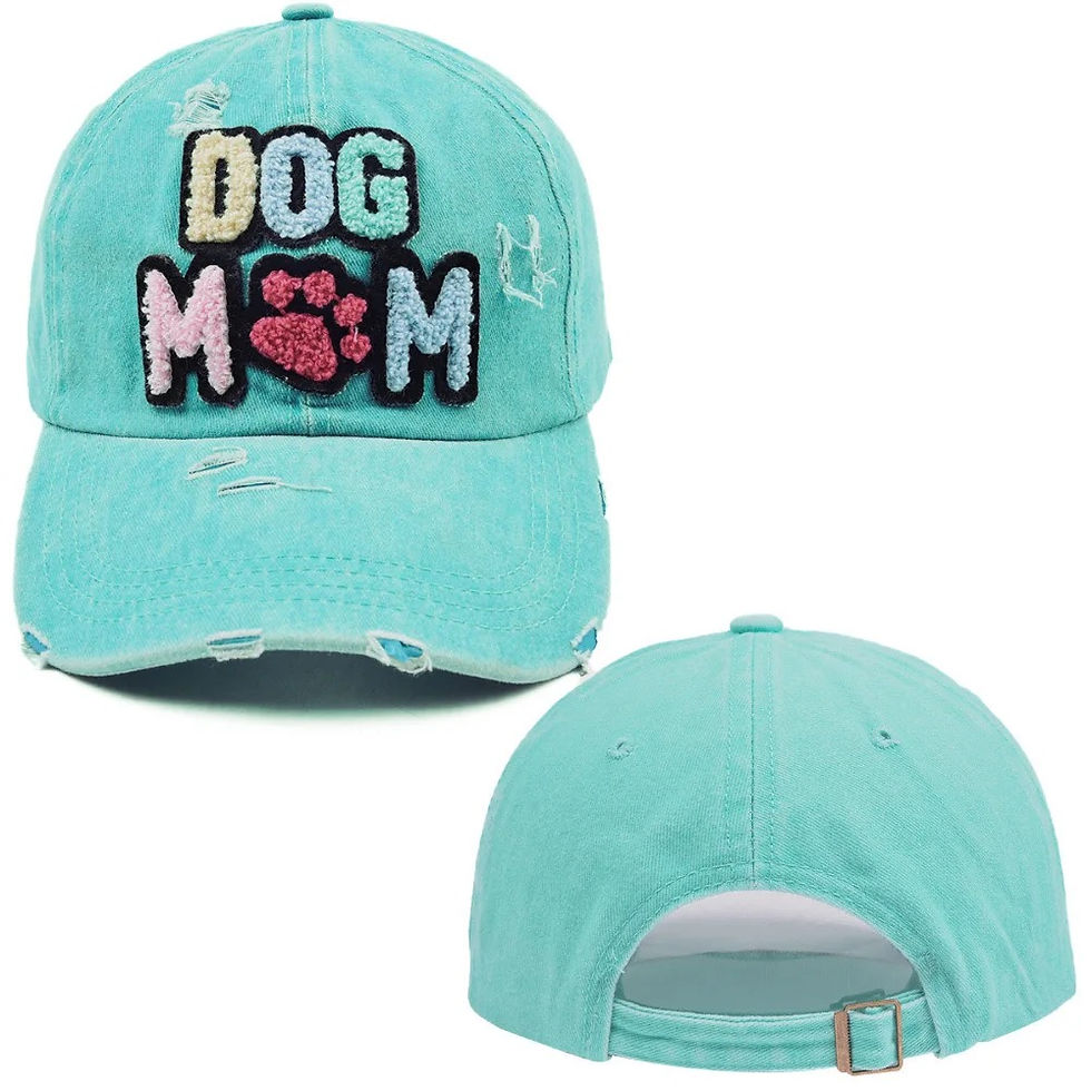 Thumbnail: Embroidered Dog Mom Cap