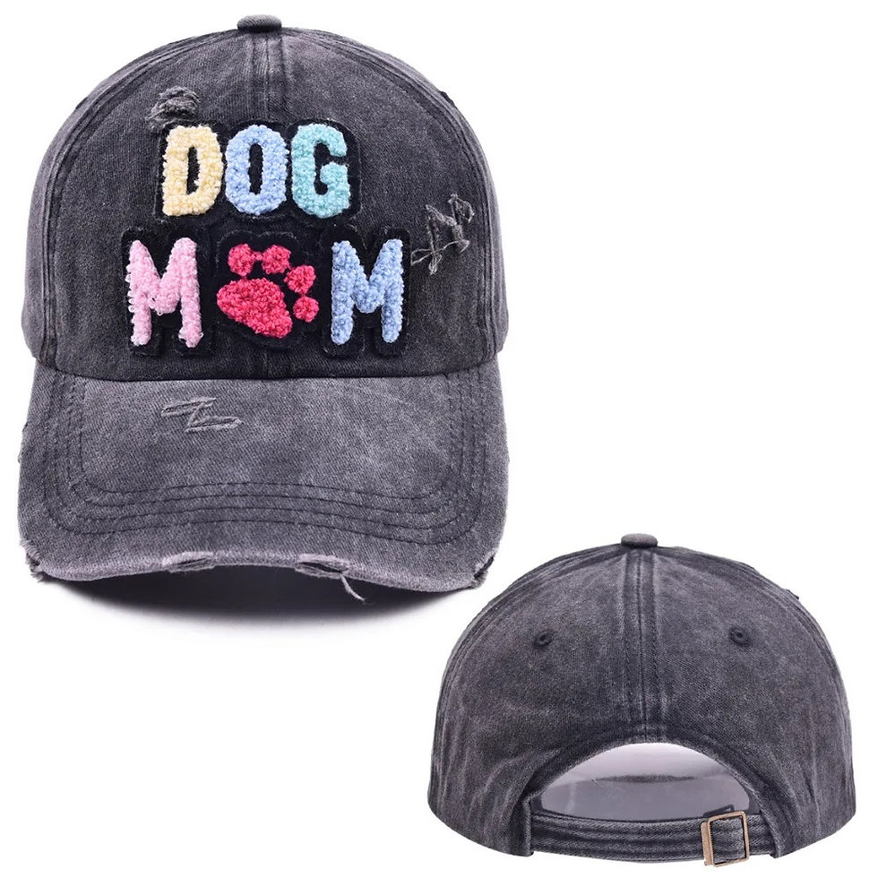 Thumbnail: Embroidered Dog Mom Cap