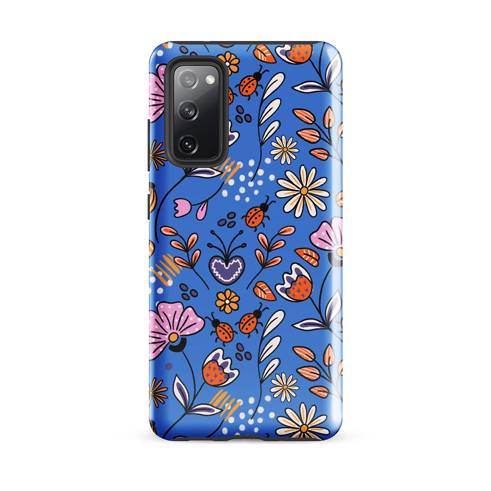 Thumbnail: Samsung FLOWERS & BUGS BLUE