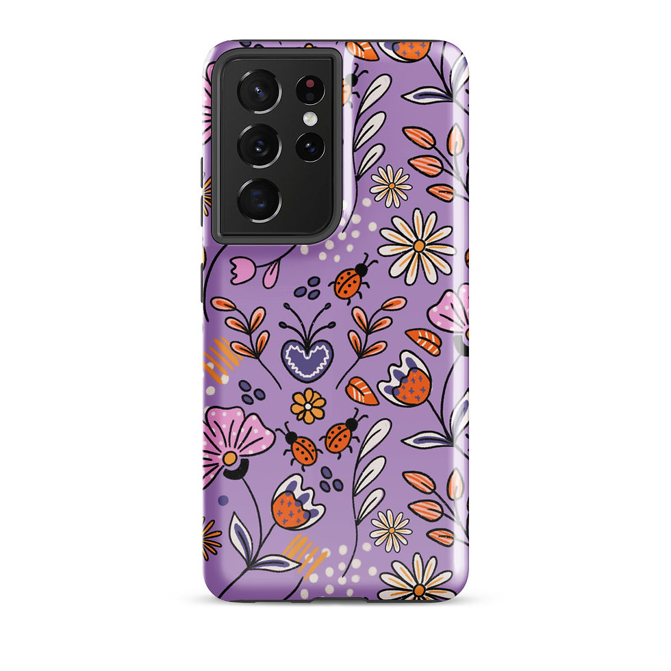 Thumbnail: Samsung FLOWERS & BUGS PURPLE