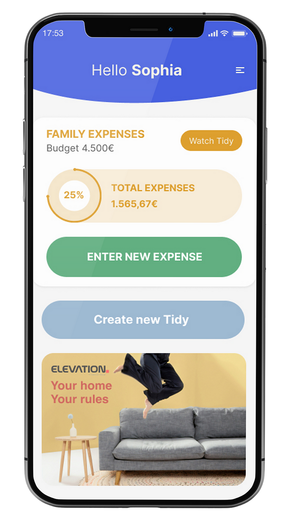 Application to manage your personal finances.