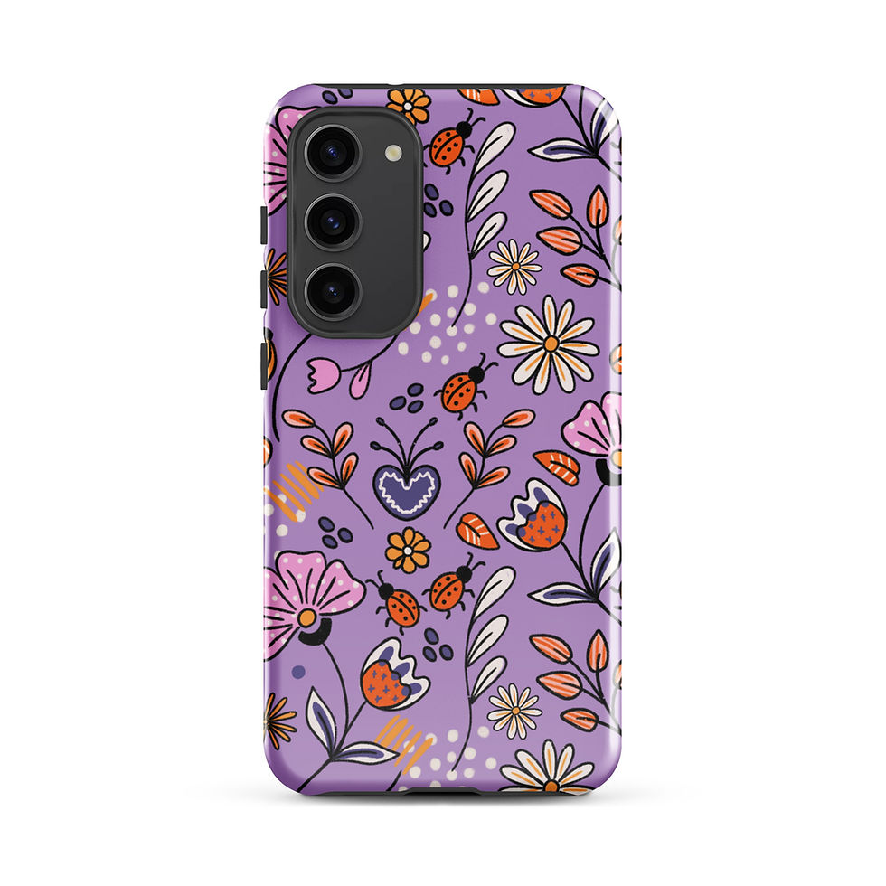 Thumbnail: Samsung FLOWERS & BUGS PURPLE