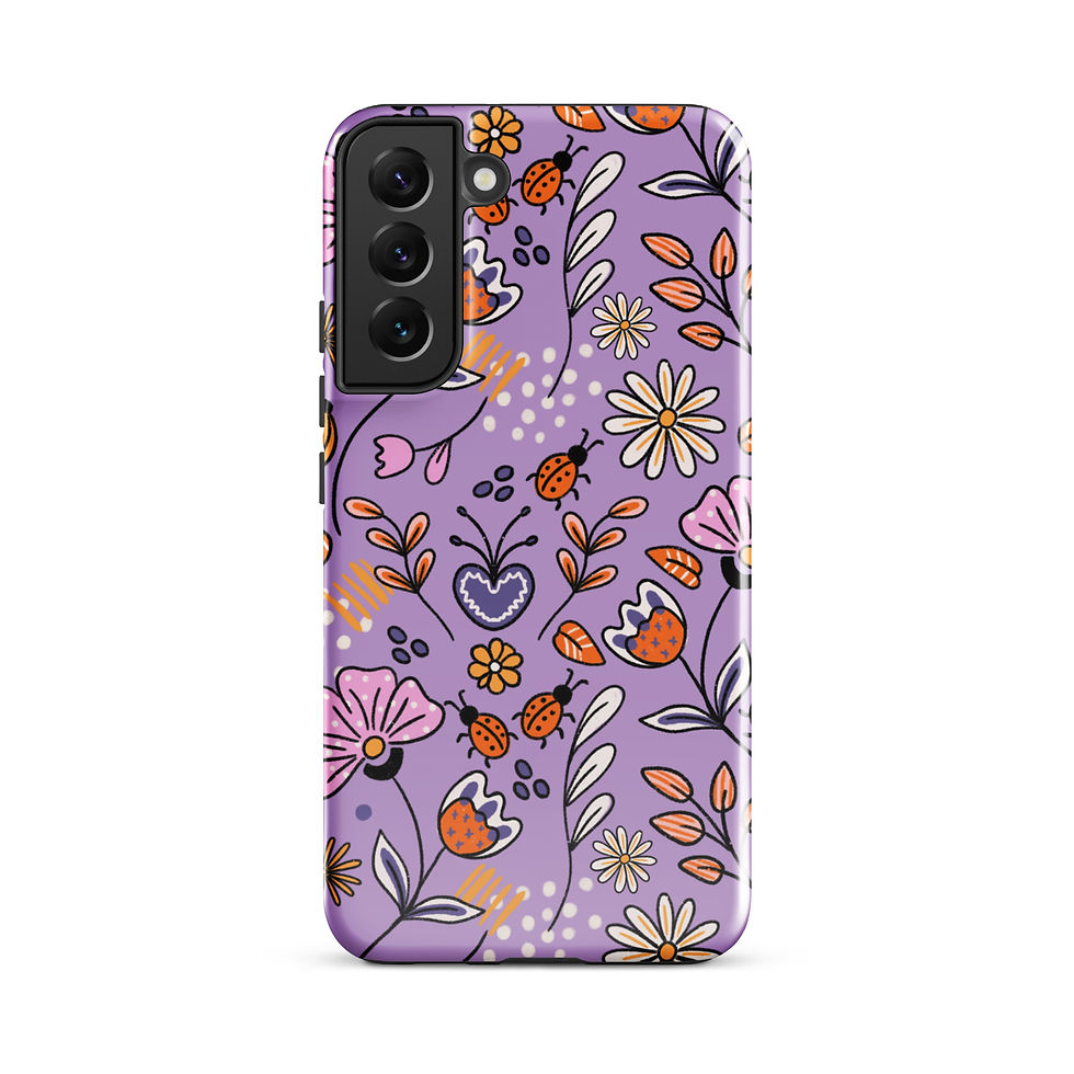Miniatura: Samsung FLOWERS & BUGS PURPLE