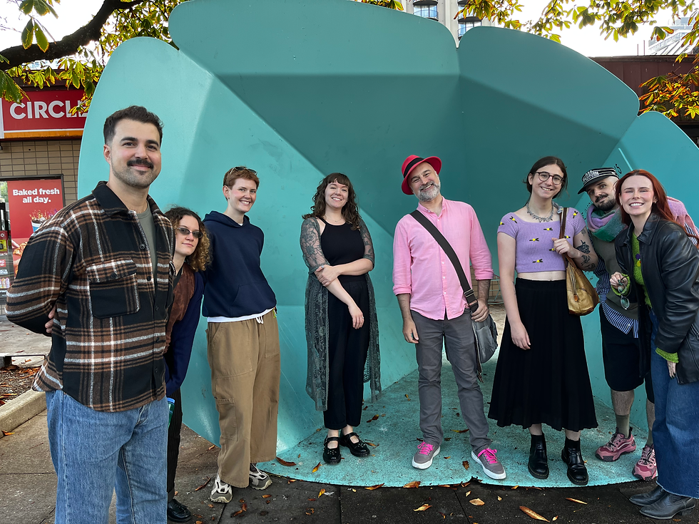 QMUNITY Staff taking The Really Gay History Tour
