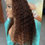 Thumbnail: 24" #4 Deepwave 13x6 lace Frontal wig