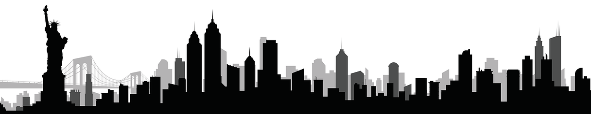 New York skyline silhouette