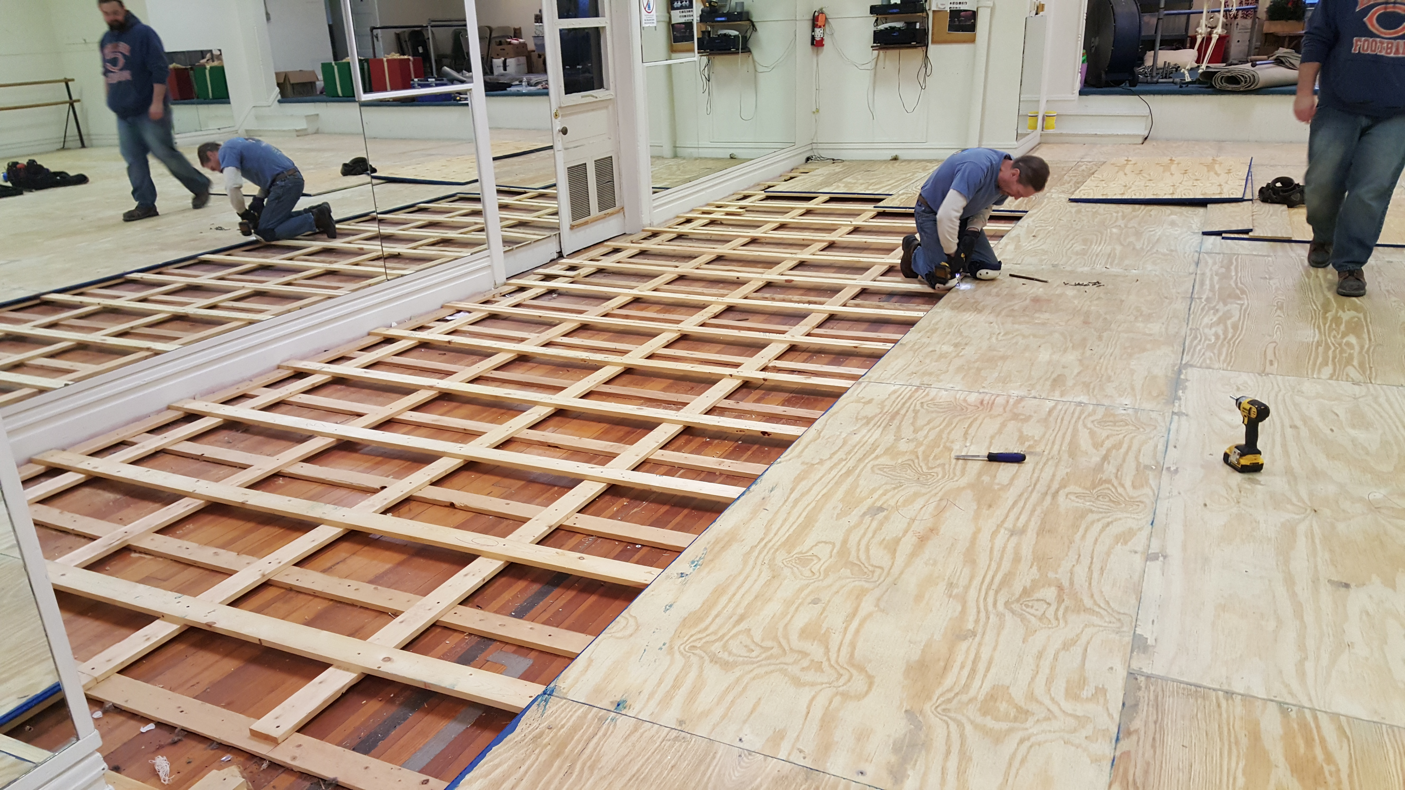 Building Drywall Acoustical In H G Christman Construction