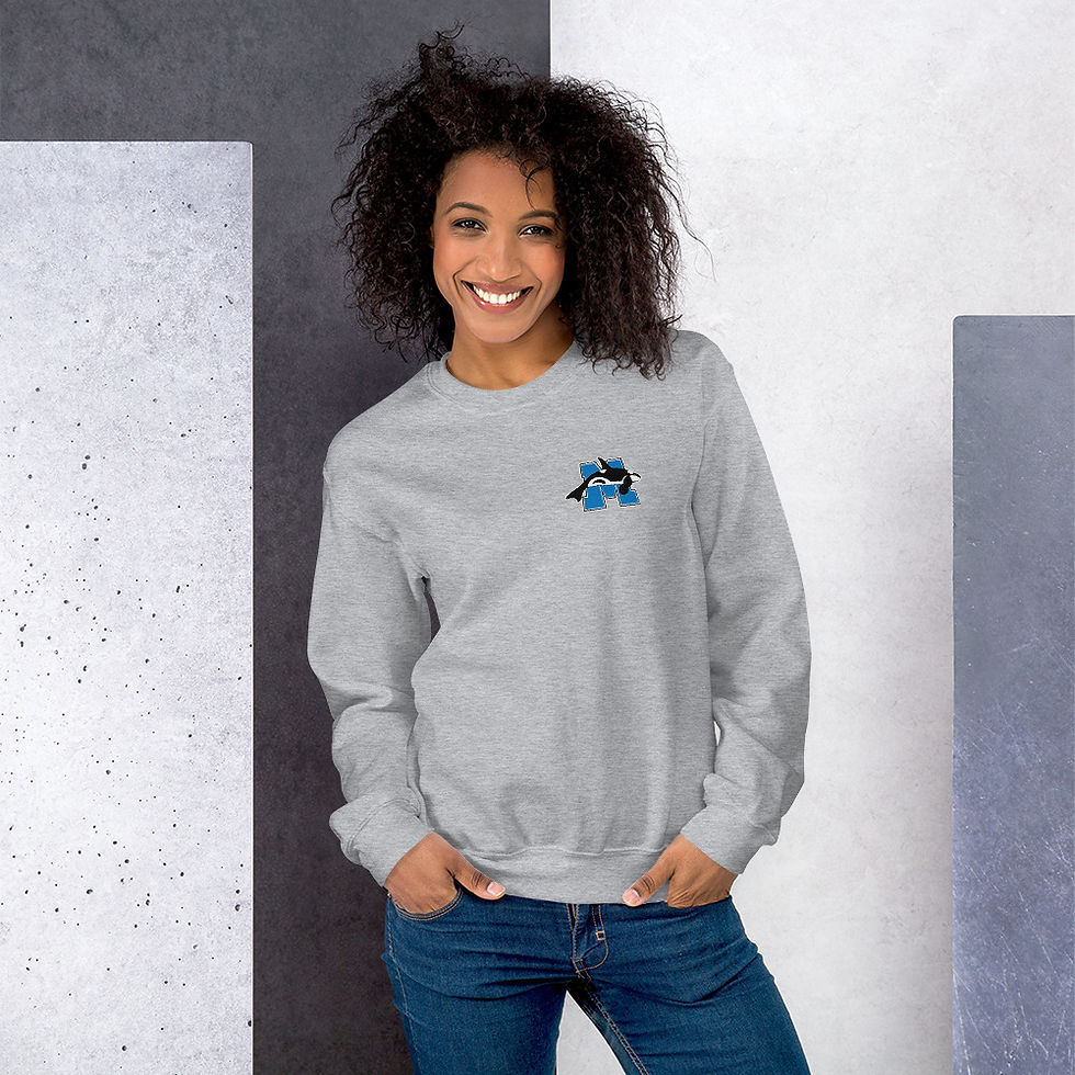Thumbnail: Adult | Crewneck Sweatshirt #PODGOALS
