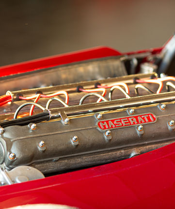 Le moteur de la 250F du grand Juan Manuel Fangio