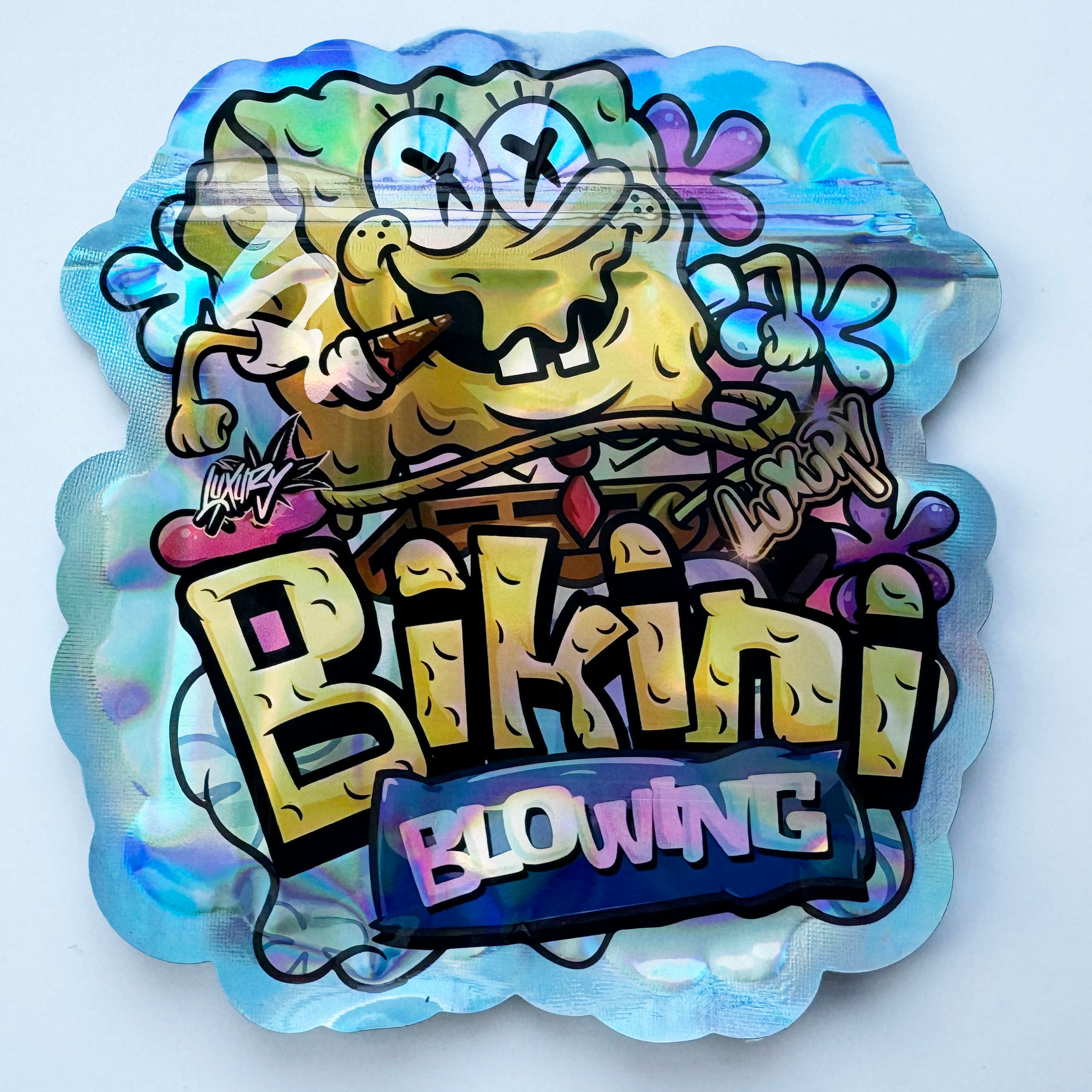 Cali Packs Mylar Bags, Resealable Smell Proof Bag Plas