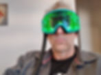 Professor Seager models MyGreen Goggles green light tech