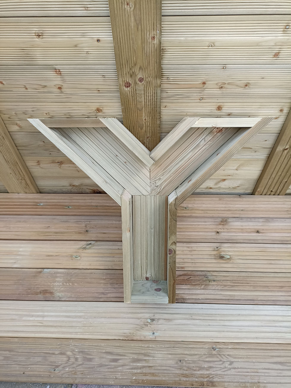 Letter Y Shaped Planter View 1