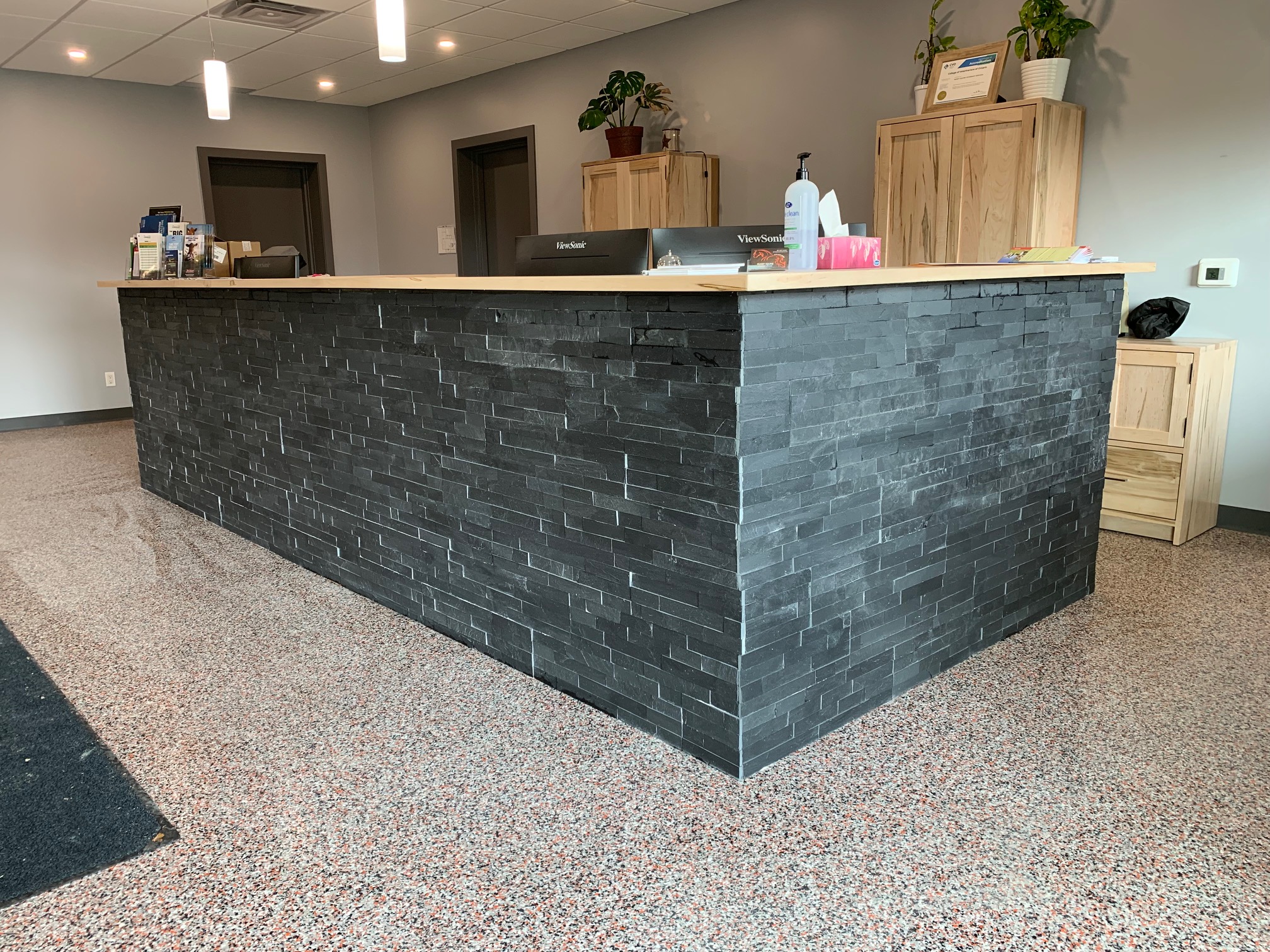 Stone counter bar by KD Ltd
