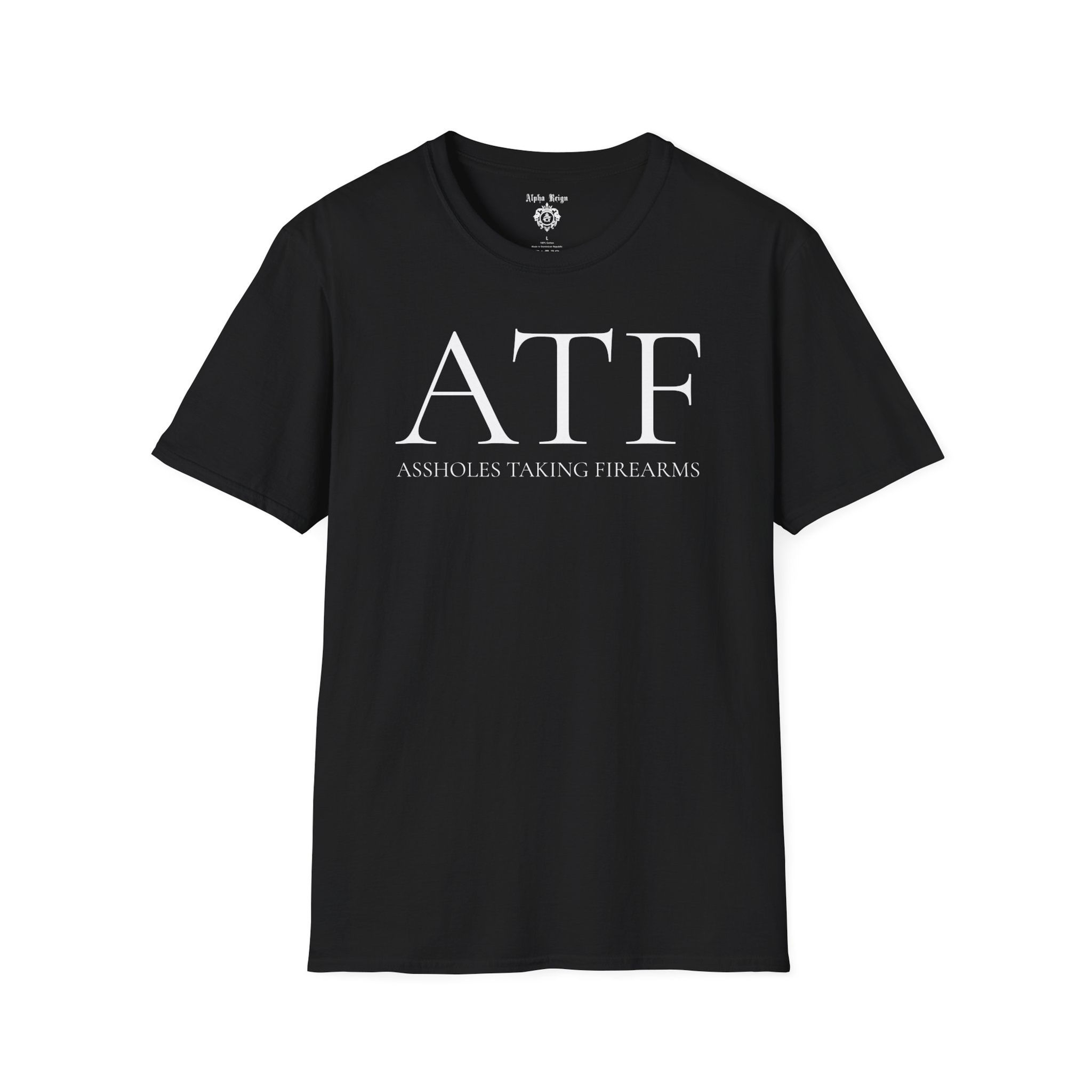 Black ATF Always Taking Firsts T-Shirt