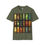 Thumbnail: Olive green t-shirt displaying various symbols