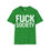 Thumbnail: Green V-neck T-Shirt with Fuck Society Text