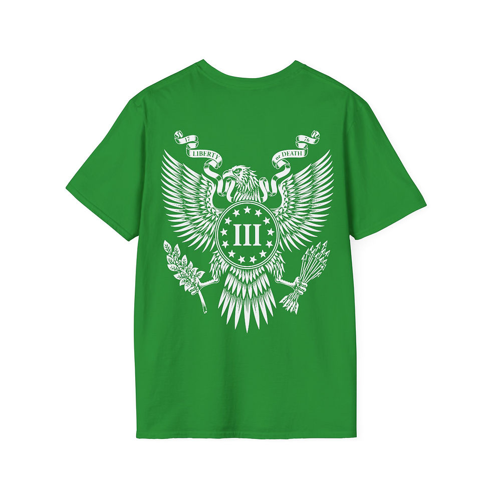 Thumbnail: Green t-shirt with white eagle emblem
