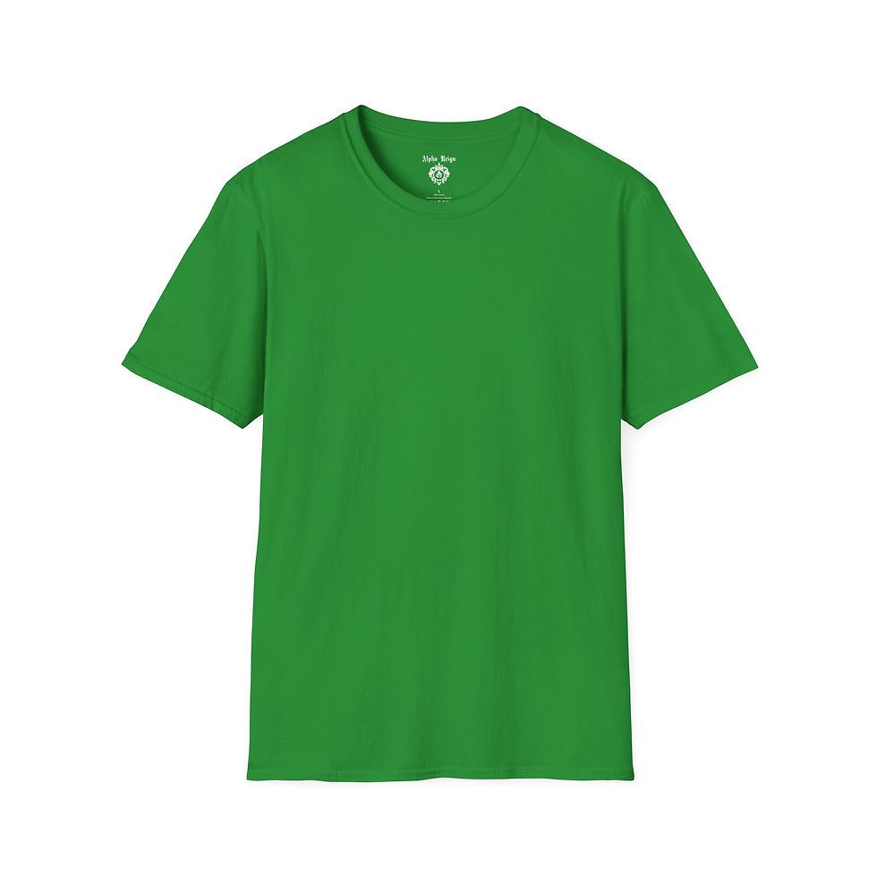 Thumbnail: Bright green v-neck t-shirt