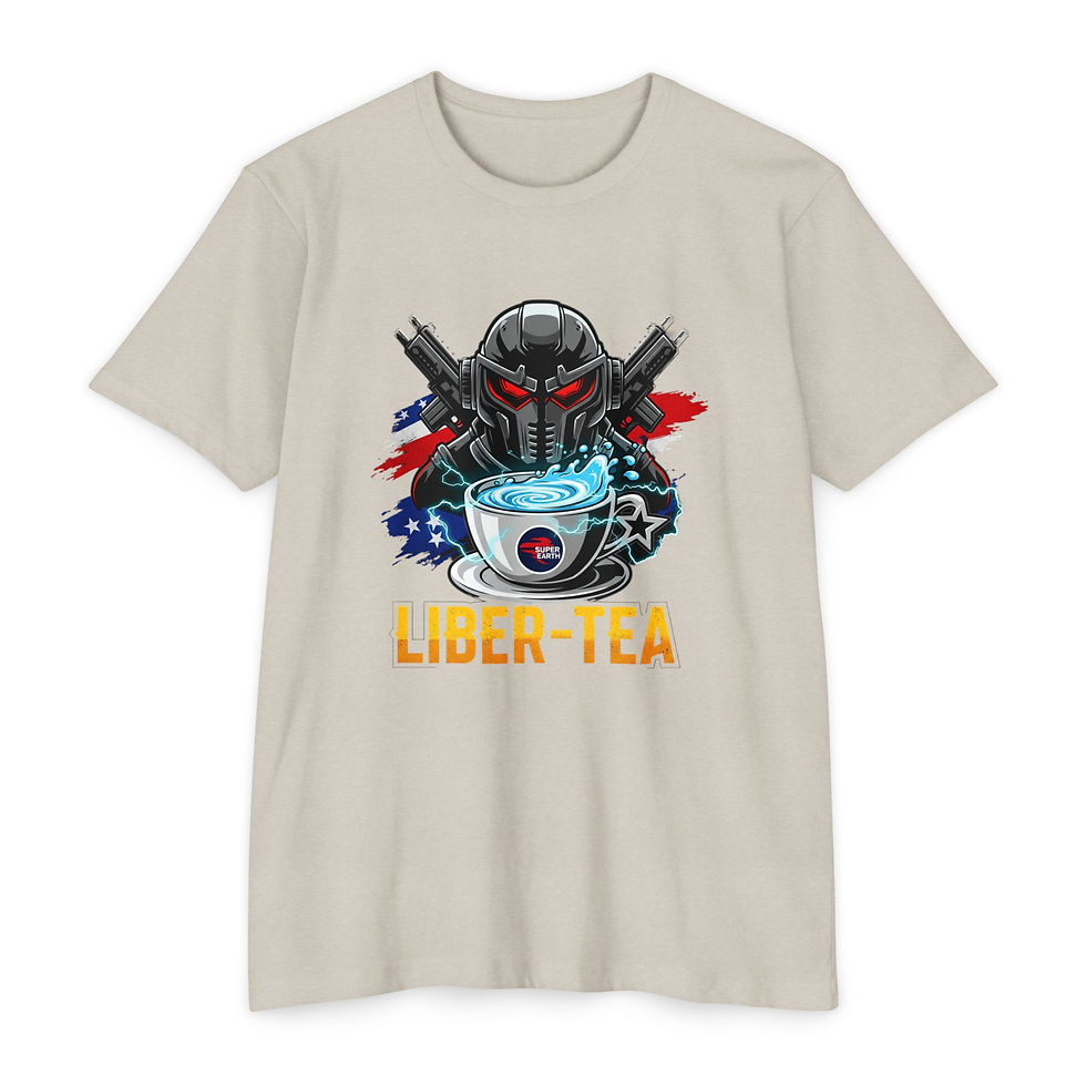 Thumbnail: Liber-Tea Freedom T-Shirt — Patriotic Lovers Tee