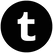 Tumblr Black Round 
