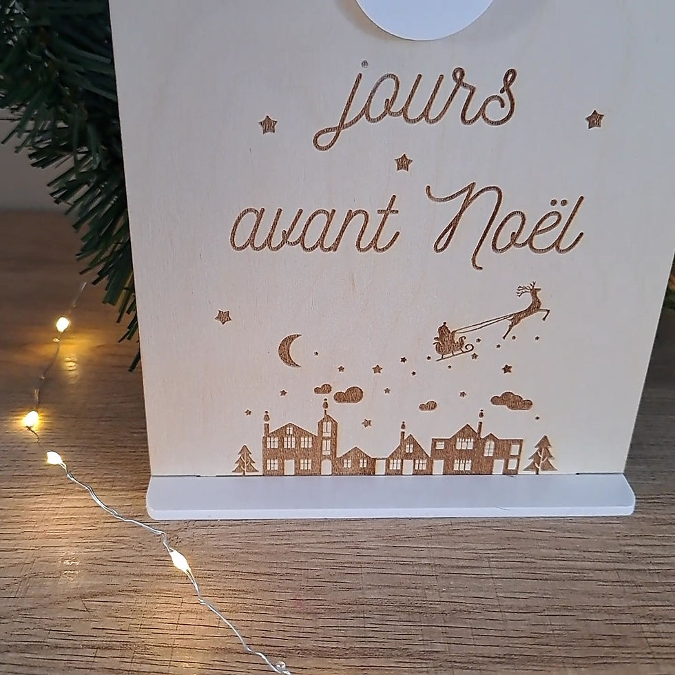 Miniature : Calendrier de l'Avent décompte des jours avant Noël
