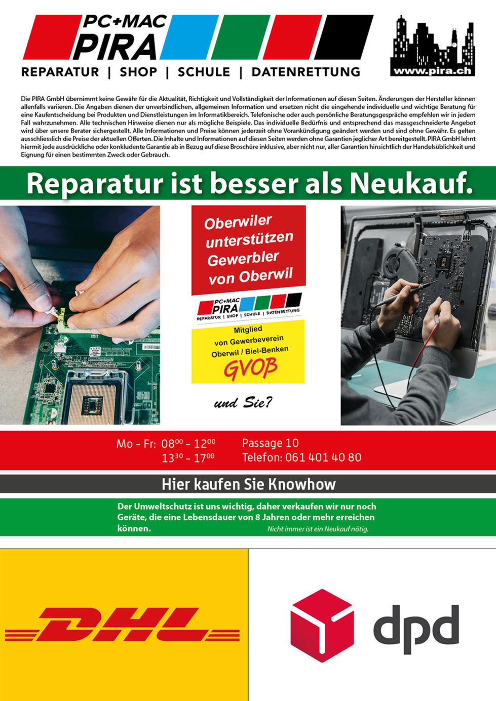 PIRA GmbH, 4104 Oberwil, seit 1998, Tel. 061 401 40 80, Täschler Thomas Oberwil, Wüthrich Michael Oberwil, SelectLine Oberwil, CRM Programmierung Oberwil, Lenovo Oberwil, HP Oberwil, Apple Oberwil, MAC Oberwil, Reparaturen Oberwil, EDV Support Oberwil, Server Oberwil, NAS Oberwil, Notebook Oberwil, Handy Oberwil, AVAST VIRUS Oberwil, VIRUS Oberwil, Schule Oberwil, DHL Oberwil, DPD Oberwil, Shop Oberwil, PA-Anlagen Oberwil, Digital, Mischpult Oberwil, JBL Oberwil, Revox Oberwil, Lautsprecher Oberwil, HiFi Oberwil, Soundcraft, Yamaha, Abacus, Venabo, Doqio, Microsoft 365, Azure, Exchange, Veeam, Zyxel