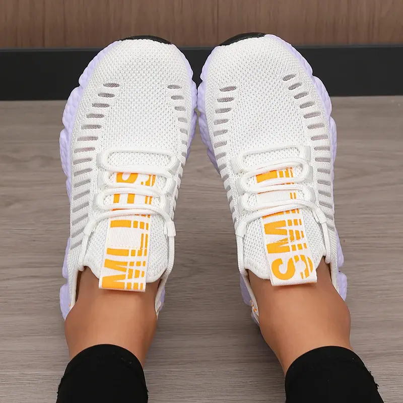 Thumbnail: Women's Sports Shoes Mesh Lightweight Soft Sole Jogging Strap Breathable Fashion