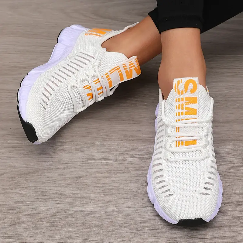 Thumbnail: Women's Sports Shoes Mesh Lightweight Soft Sole Jogging Strap Breathable Fashion