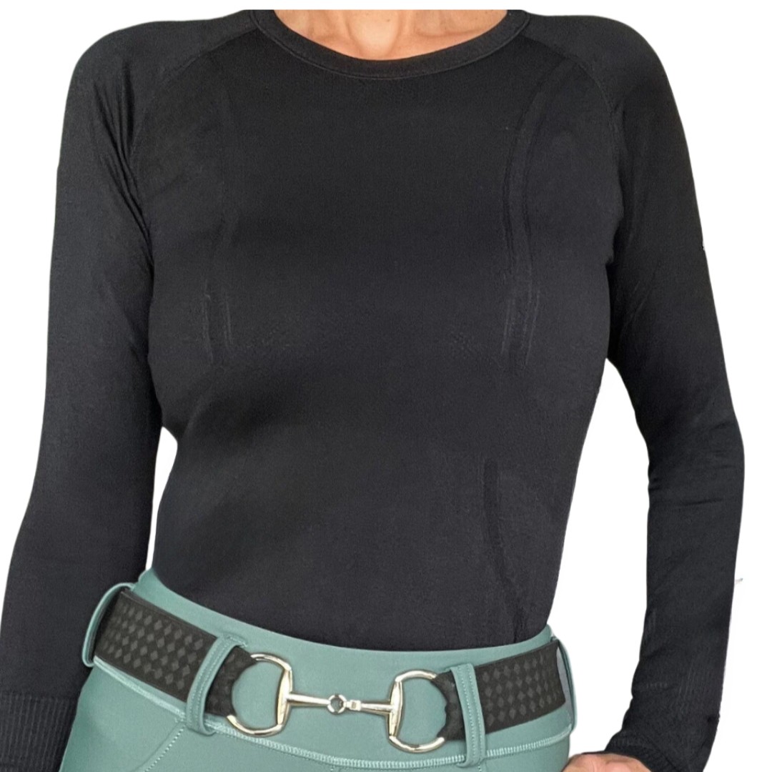 Quattro Seamless Long Sleeve BLACK 