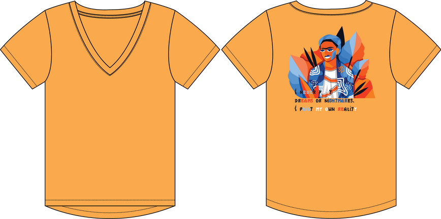 v neck t shirt 3 frida kahlo.png