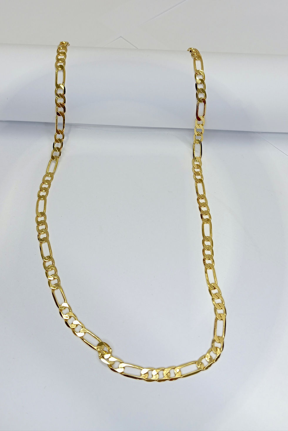 Corrente Elo 3por1fina ouro 18k