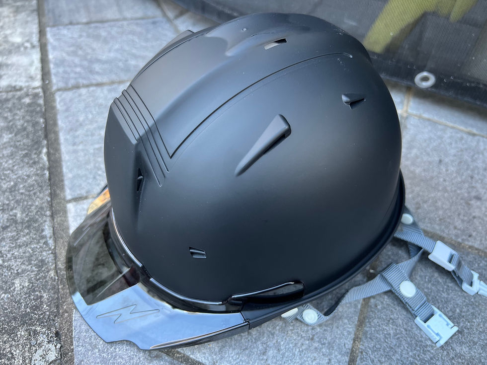 新しいヘルメット