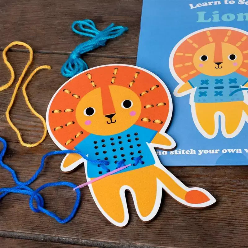 Thumbnail: Learn to sew - Wooden hand-stitch set