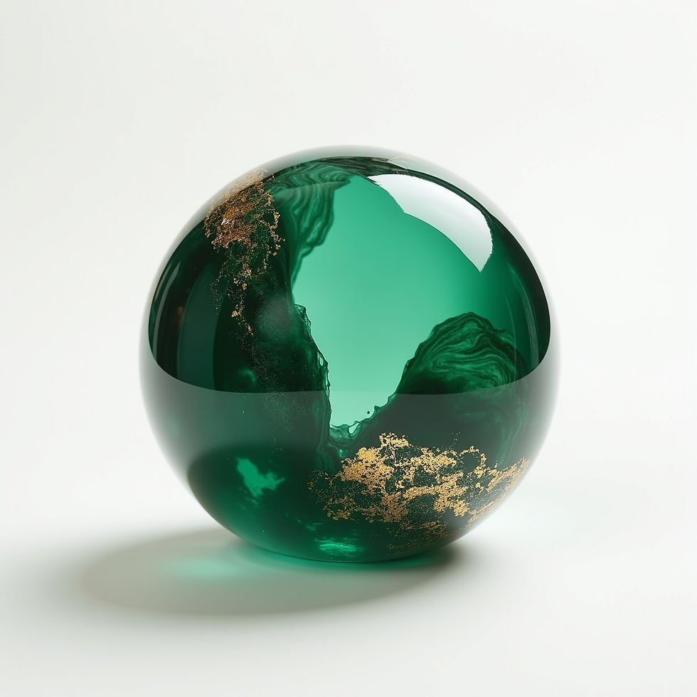 Abstract Resin Object