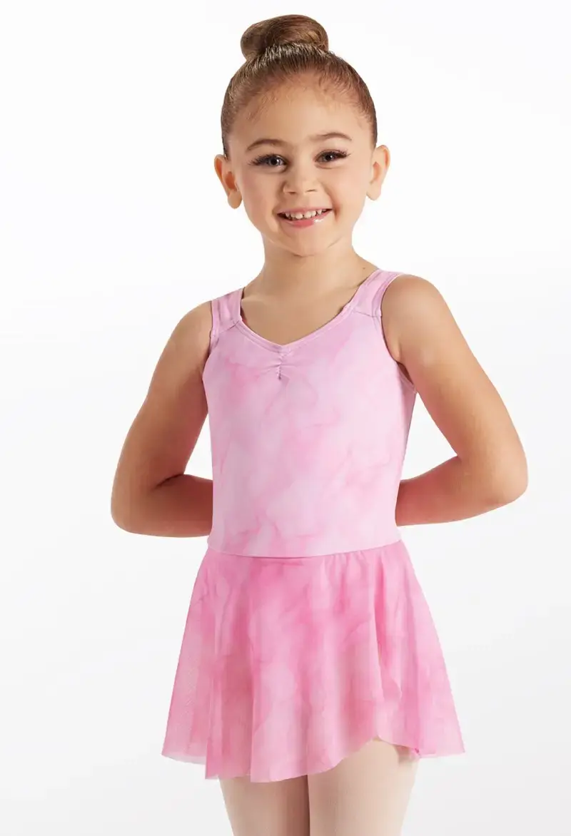 Thumbnail: Pinched-Front Cloud Skirted Leotard