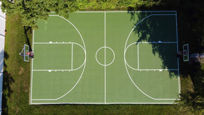 Full Basketball court, Green