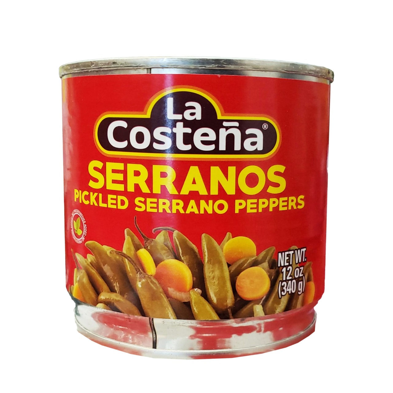 La Costeña serranos pickled 340g
