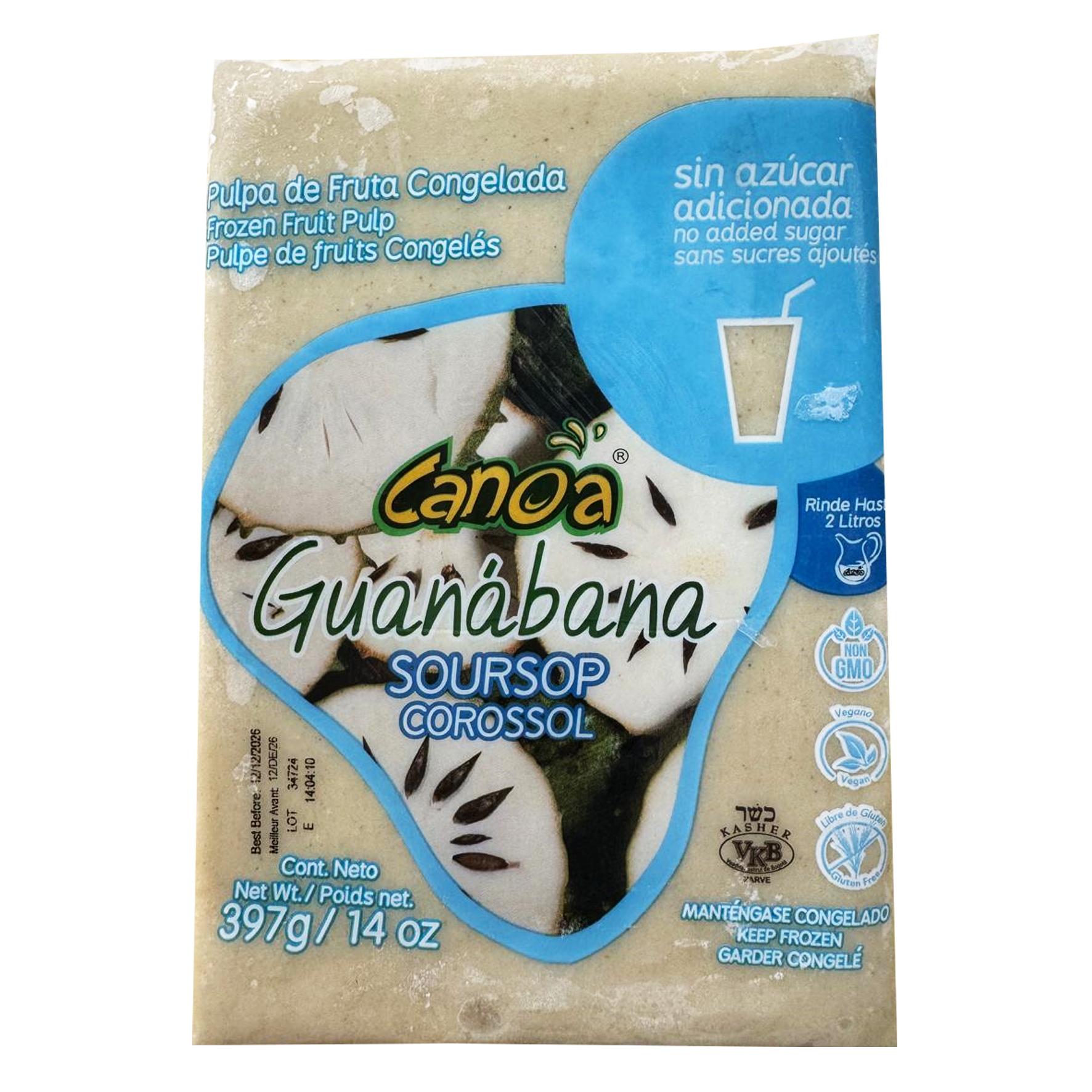 Soursop corossol canoa 397g