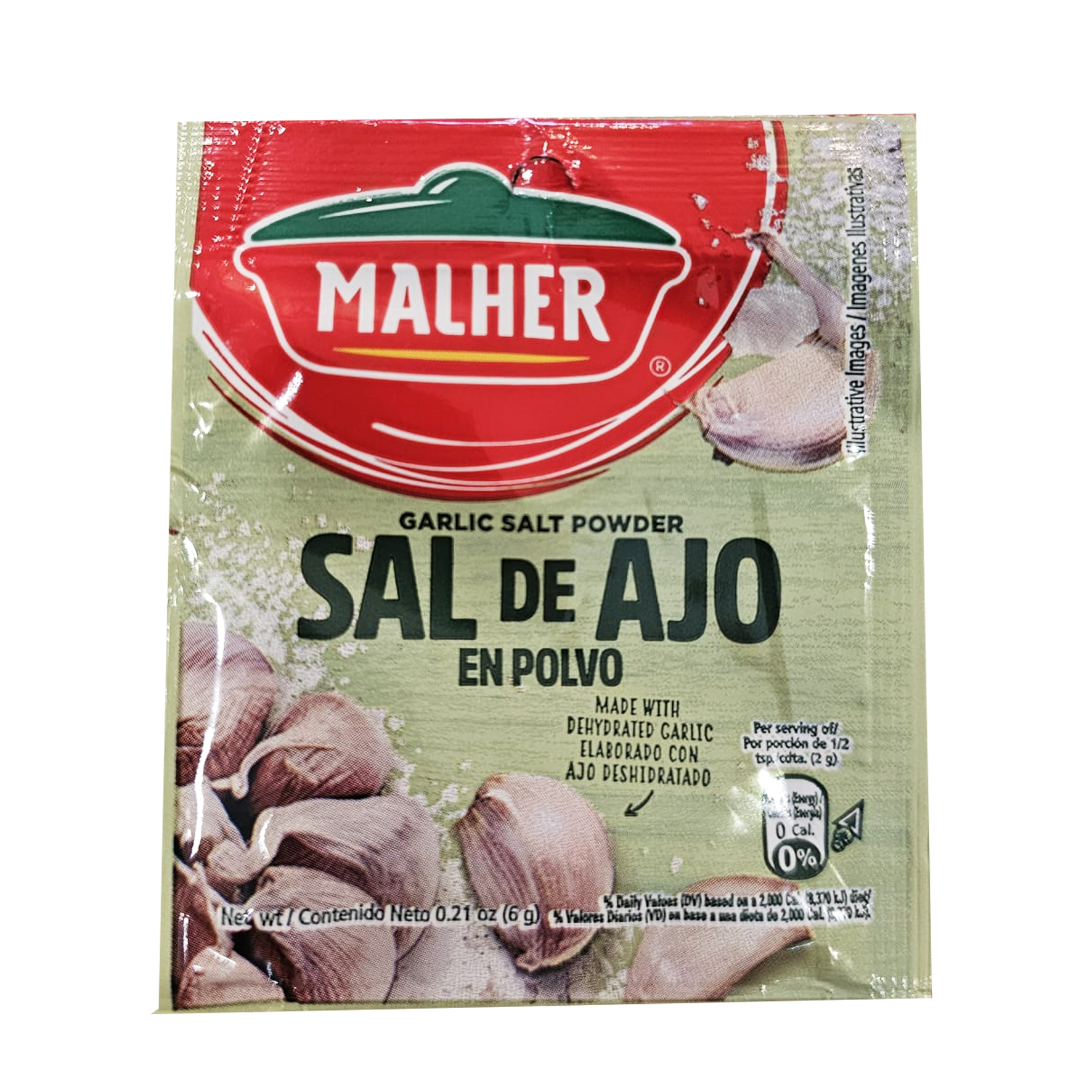 Melher sazonador sal de Ajo 6g
