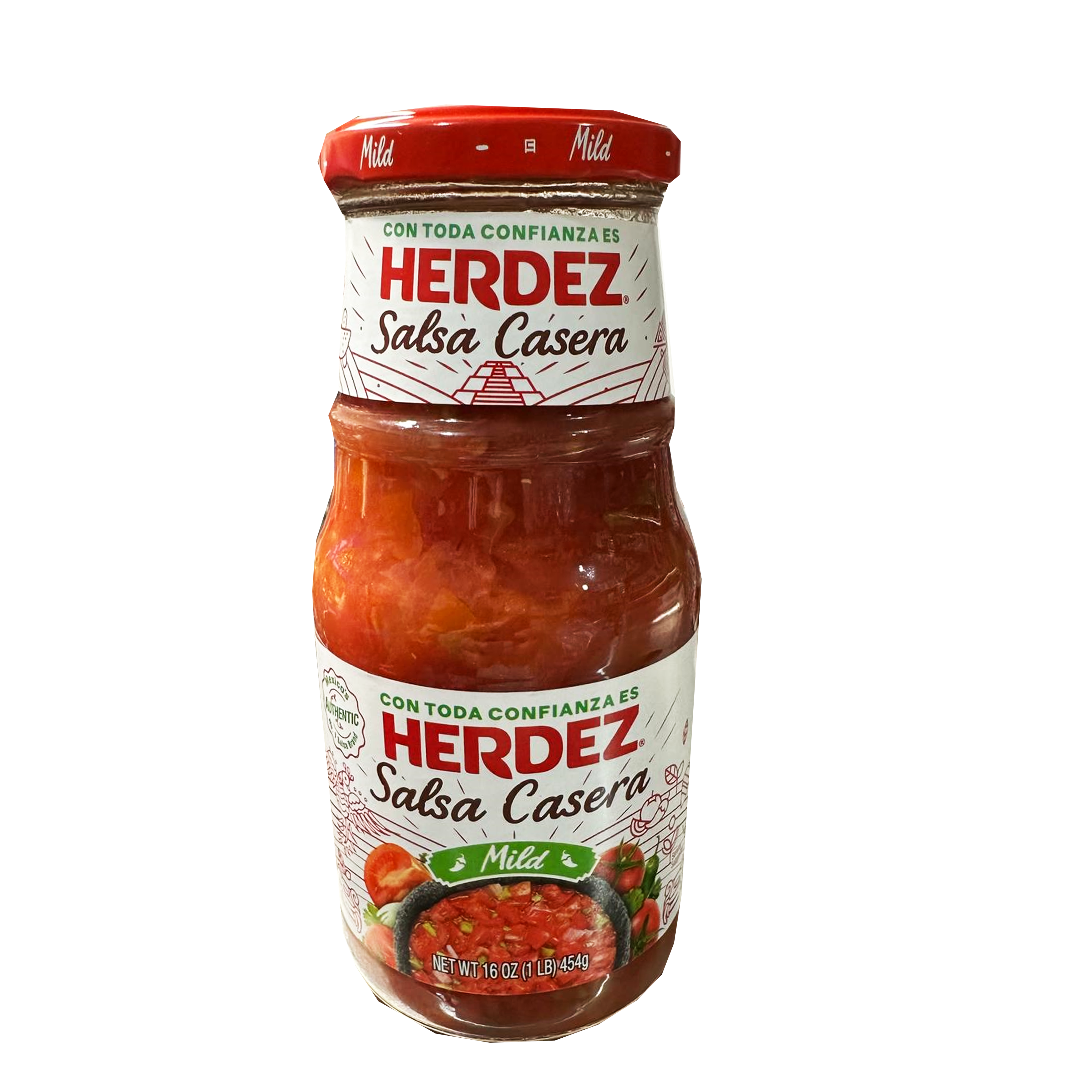 Salsa Casera Herdez mild 454g