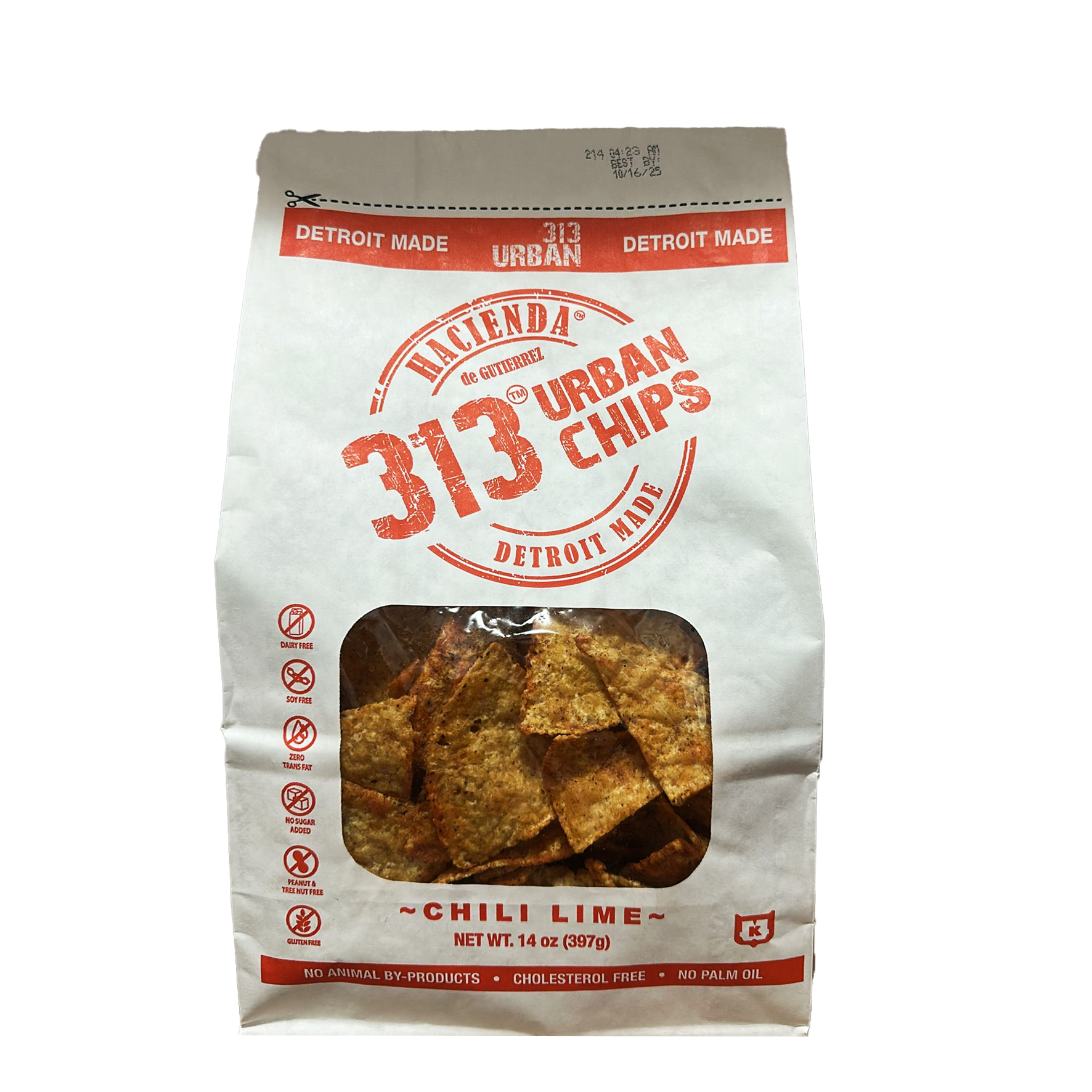 Totopos hacienda chile y limon 397g