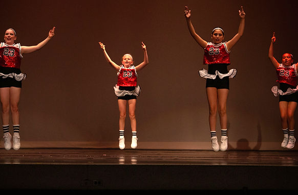 Beginning hip hop dancers at LBP School of dance showing off their dance moves in Chicago