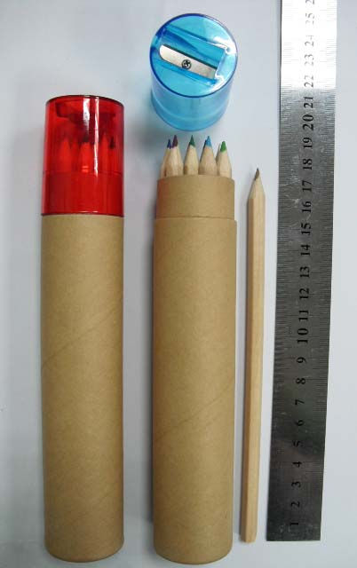縮圖：BRH0348 wooden coloring pencil with sharpener