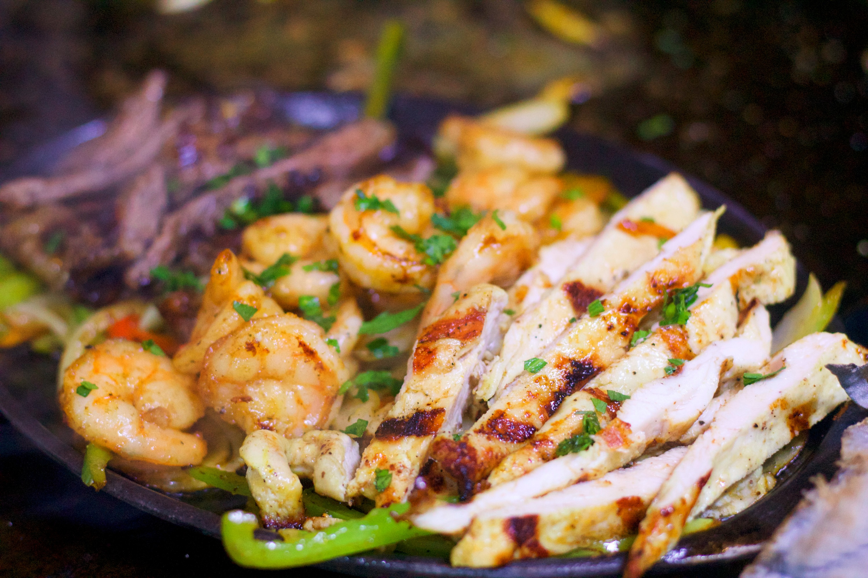 Arranged Food and Objects