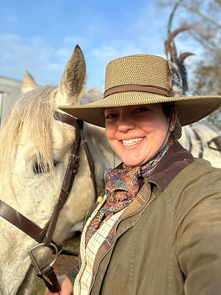 Dr. Katie Morgan and her horse, Texoma "Homer"