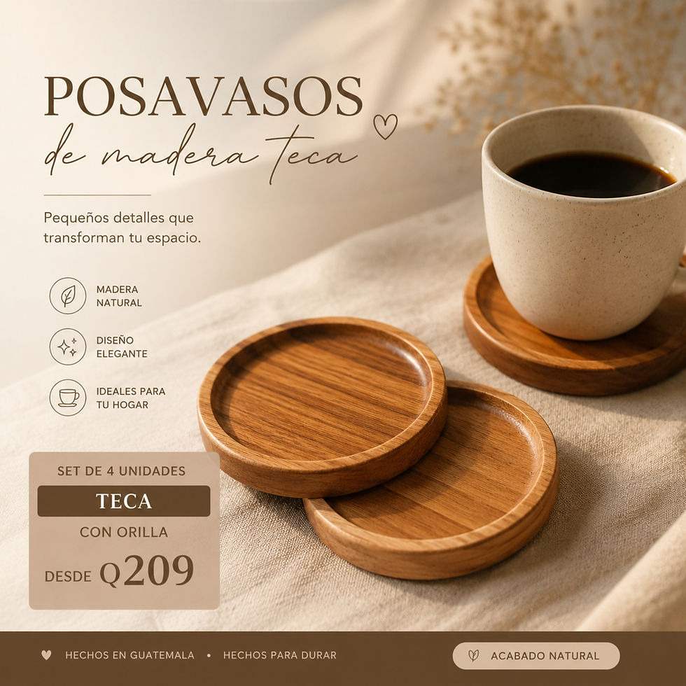 Miniatura: Posavasos para hogar
