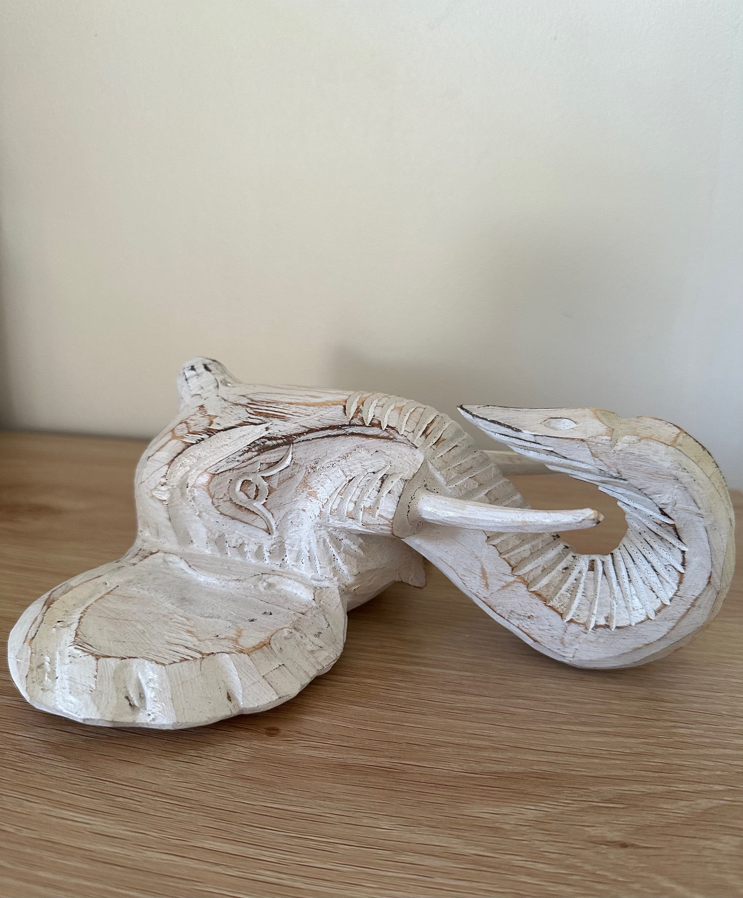 Small Wooden Elephant Wall Decoration Home Decor